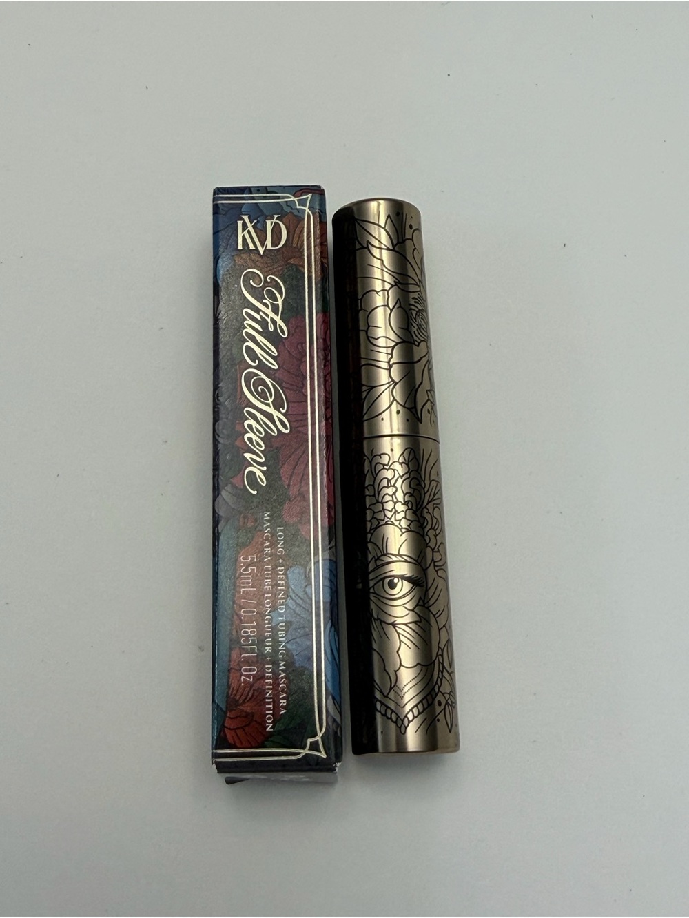 KVD Full Sleeve Long + Defined Tubing Mascara Ink Black 10 – 5.5 mL NIB